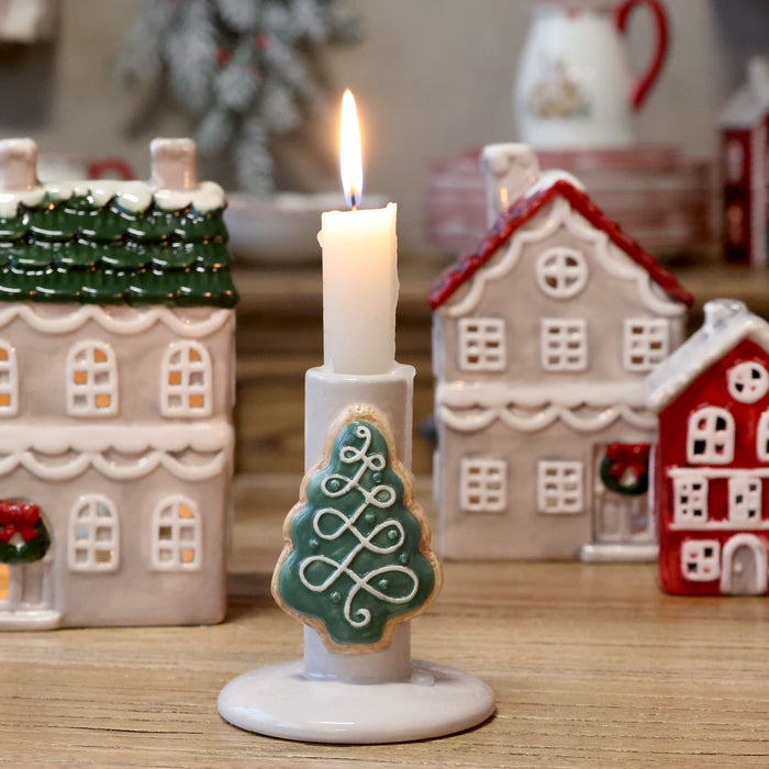 Candlestick w. Christmas tree
