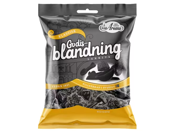 Aroma Godis Blandning Lakrits 260g