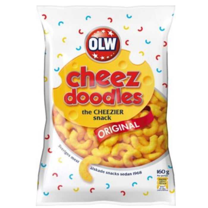 Olw Cheez Doodles Juustonaksut 160g - Primica Tools