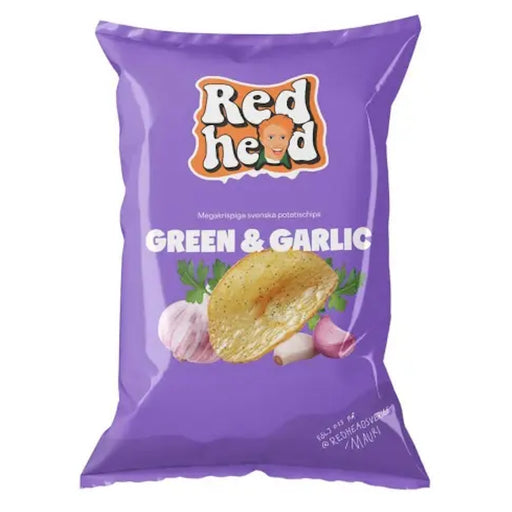 Redhead Chips Green & Garlic 150g - Primica Tools