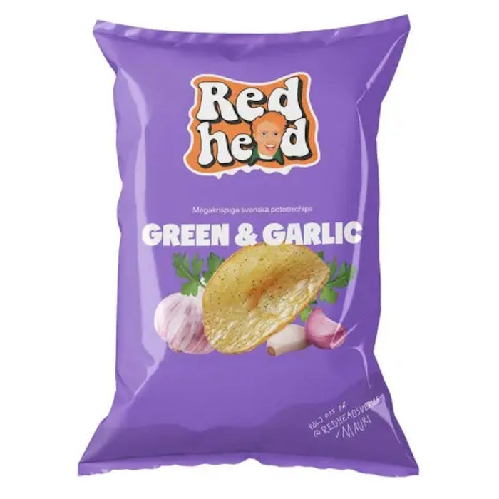 Redhead Chips Green & Garlic 150g - Primica Tools