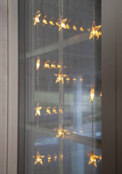 Star Curtain ljusgardin 90x120cm, transparent