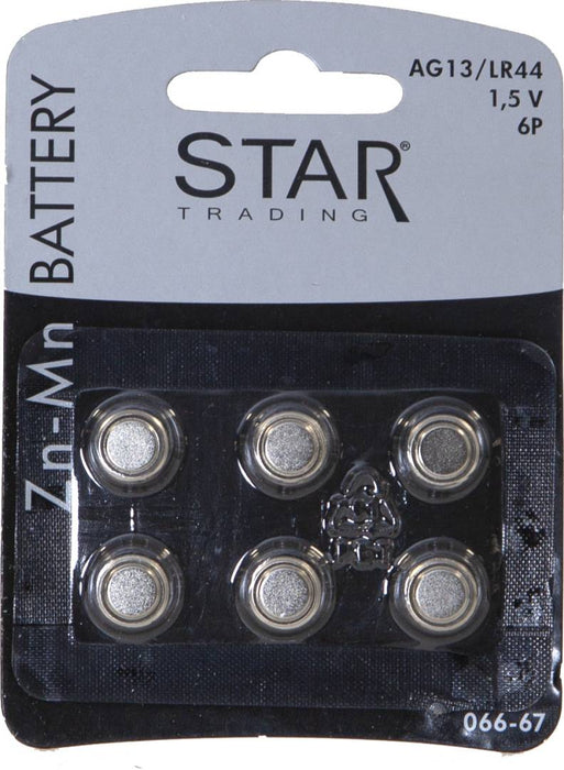 AG13/LR14-batteri 6-pack