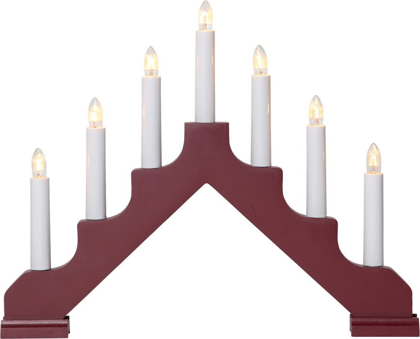 Ada 7L ljusstake röd