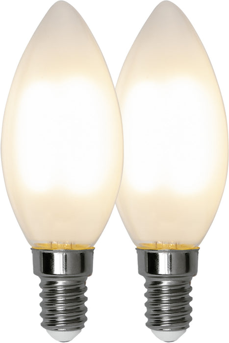 LED lampa E14 C35 Frosted 2700K 250lm 2pack