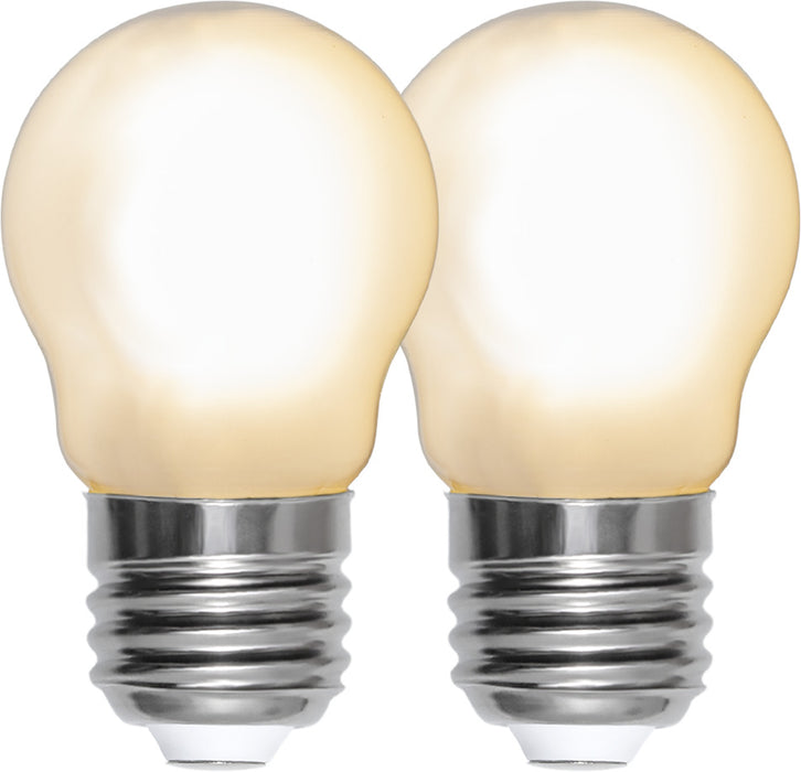 LED-lampa E27 G45 Frosted 2700K 250lm 2pack