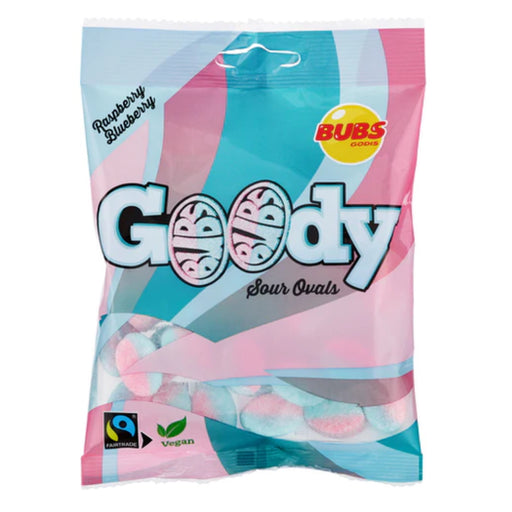 Bubs Goody Surt Skum Hallon & Blåbär 90g - Primica Tools