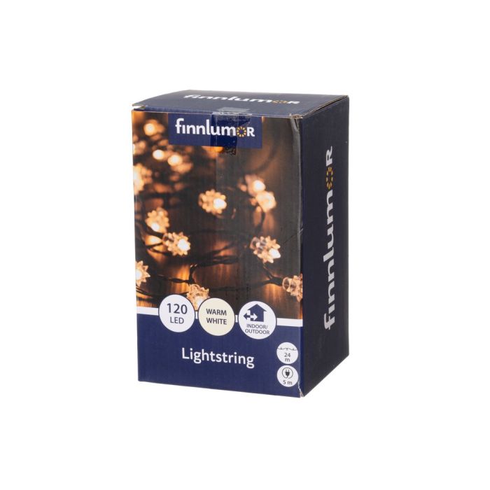 Finnlumor Retro LED-valosarja 120 LED lämmin valkoinen