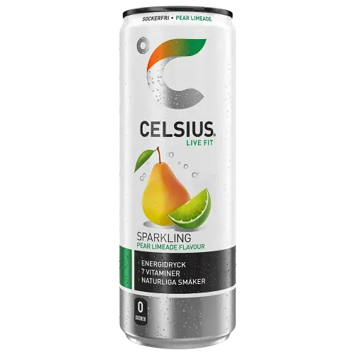 Celsius Pear Limeade 355ml