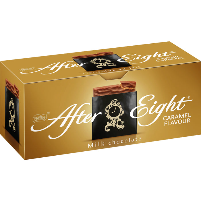 After eight 200g caramel mjölkchoklad med karamellfyllning