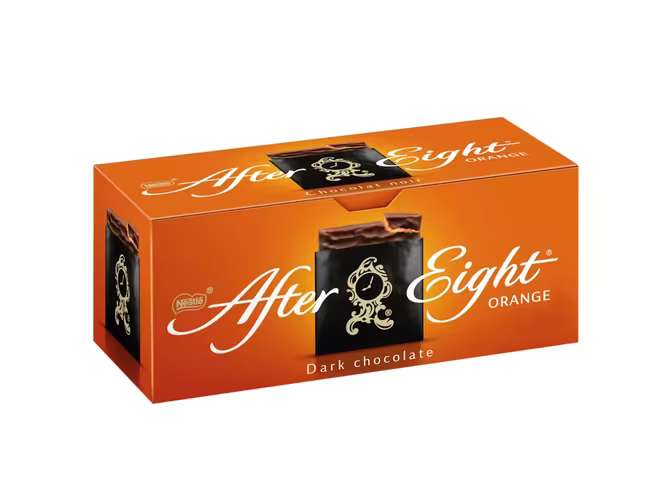 After eight 200g orange mörk choklad med apelsinfyllning
