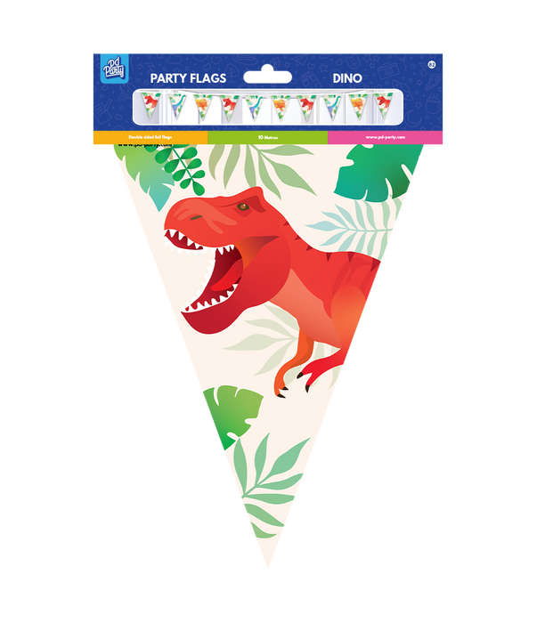 Festflaggor folie - Dino