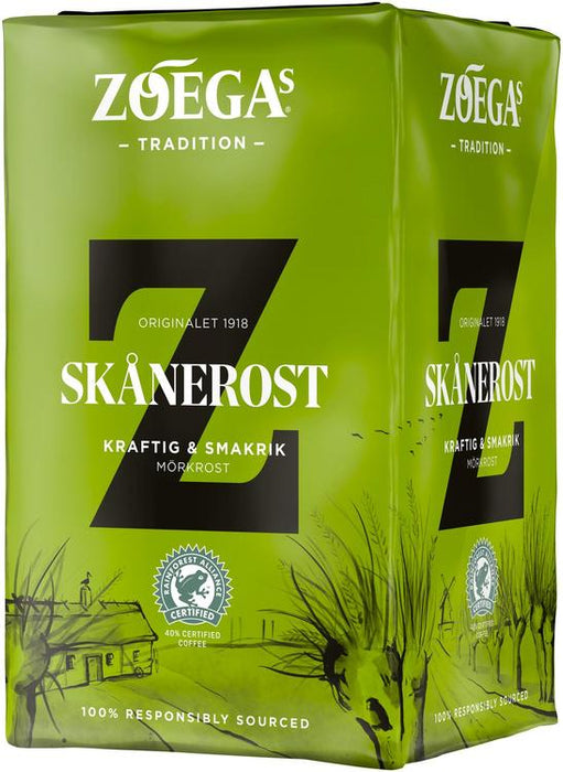 Zoégas 450g Skånerost tummapaahtoinen suodatinkahvi - Primica Tools