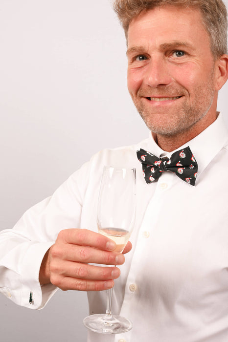 Bowtie ”Svart med jultomten”
