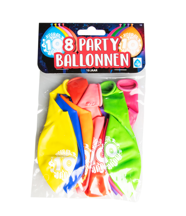Happy Party Ballonger - 10 år