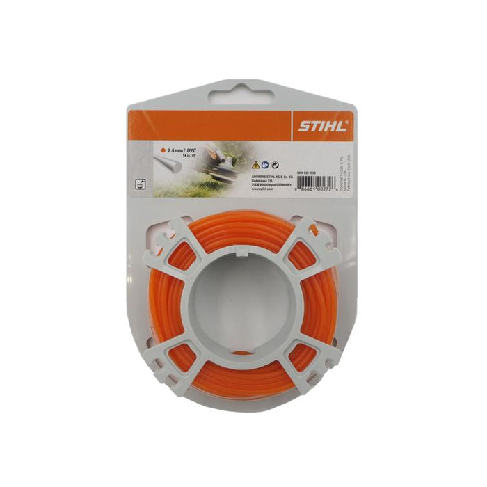 Stihl Leikkuusiima pyöreä Ø 2,4 mm x 14,0 m oranssi - Primica Tools