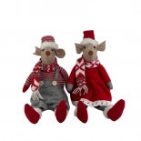 DECORATION MOUSE COUPLE 2ASS