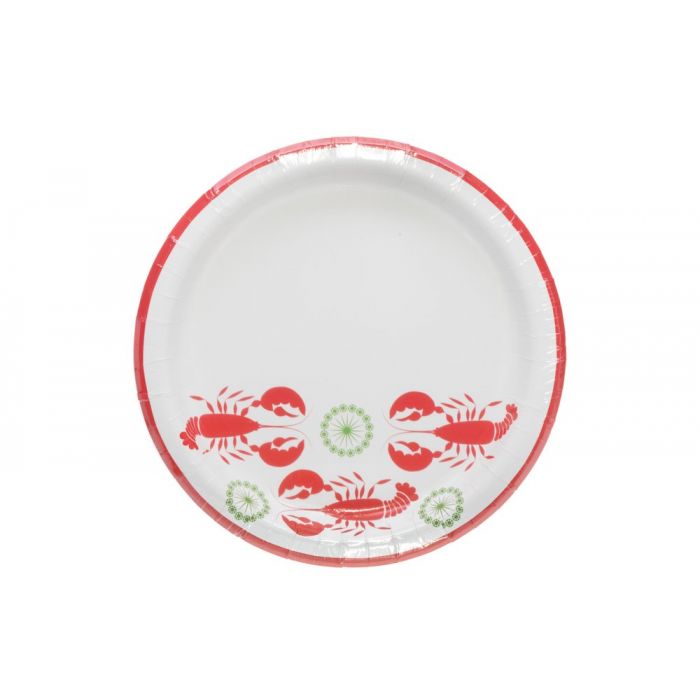 Kertakäyttölautanen rapu 10 kpl 26 cm