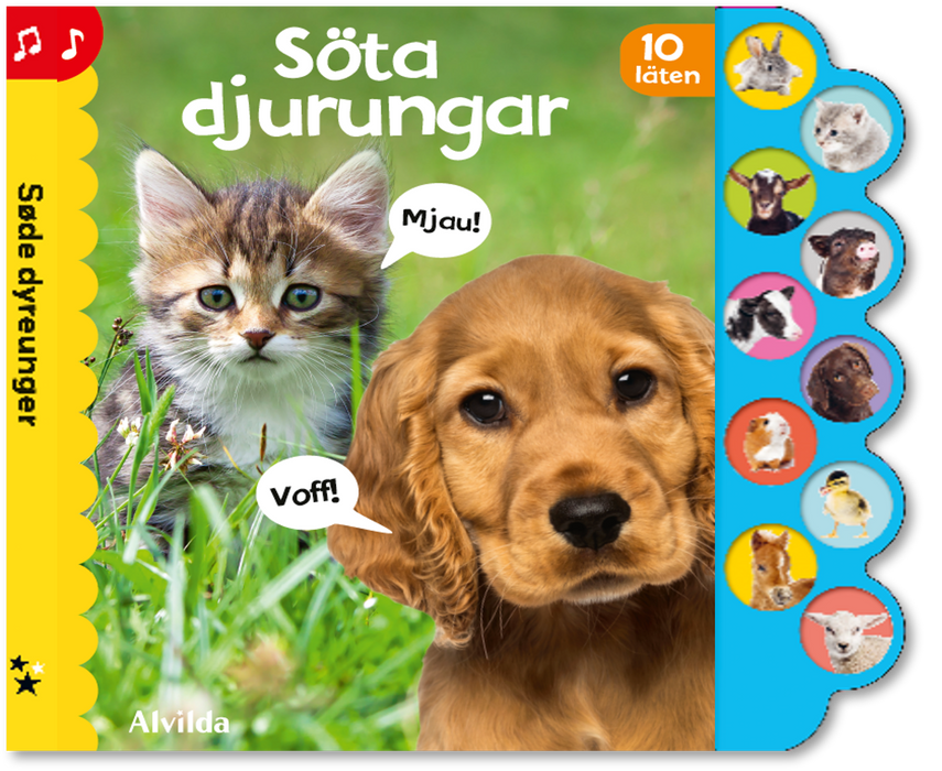Söta djurungar - Ljudbok