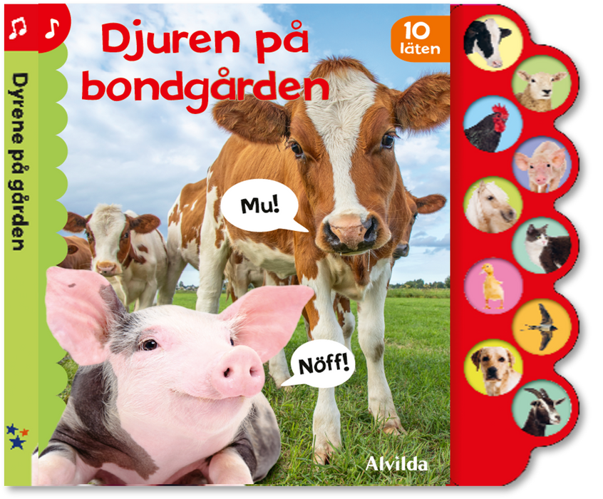 Djuren på bondgården - Ljudbok