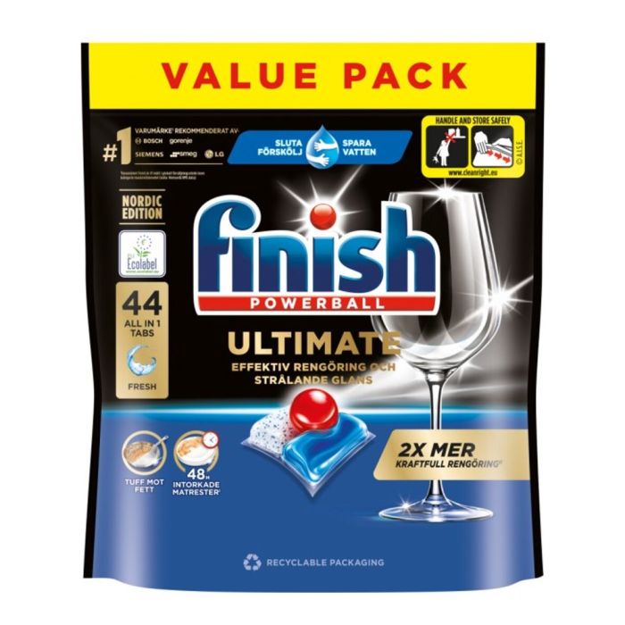 Finish Ultimate konetiskitabletit 44 kpl all in one - Primica Tools