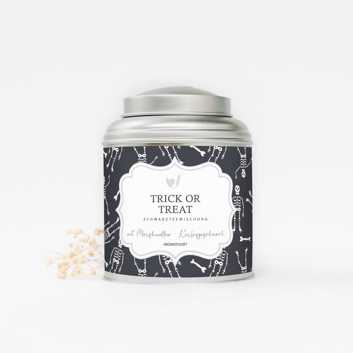 Trick or Treat te - svart te med marshmallow- och pumpasmak
