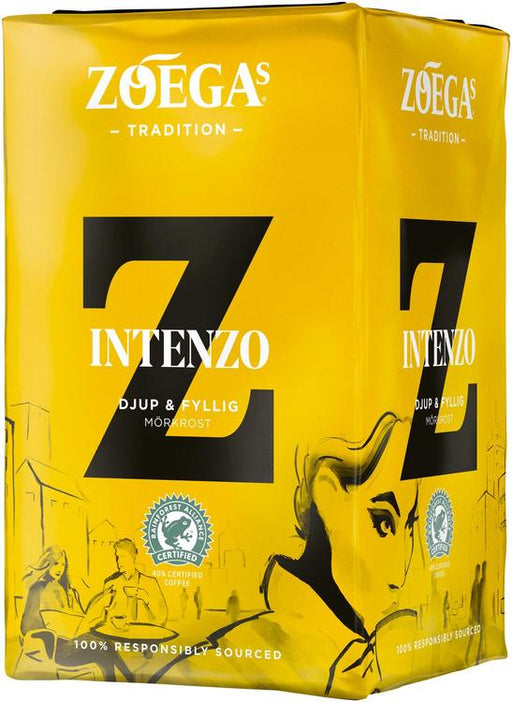 Zoégas 450g Intenzo tummapaahtoinen suodatinkahvi - Primica Tools