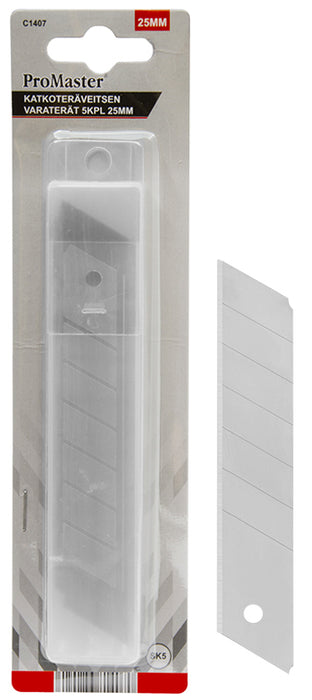 KATKOTERÄVEITSEN VARATERÄT 25MM 5KPL - Primica Tools