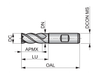 Jyrsintappi C299 3.00-25.00MM - Primica Tools