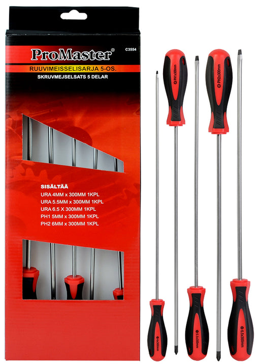 RUUVIMEISSELISARJA 5-OS. 300MM URA-PH - Primica Tools