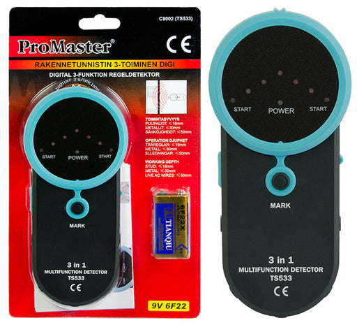 RAKENNETUNNISTIN 3-TOIMINEN DIGI - Primica Tools