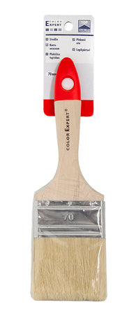 FLATBRUSH BLOND 30MM WOOD/RED - Primica Tools