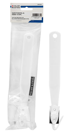 TAPETTIVEITSI JA TERÄT 10KPL - Primica Tools