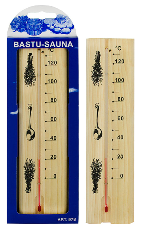 SAUNALÄMPÖMITTARI PUU - Primica Tools