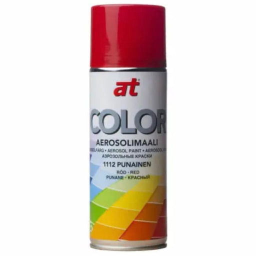 At Color 1112 Aerosolimaali Punainen 400ml - Primica Tools
