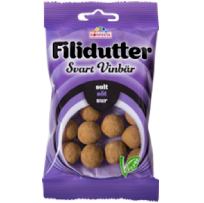 Filidutter Svarta Vinbär 65g