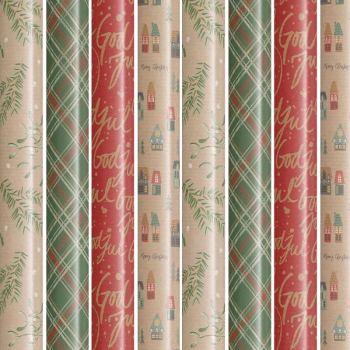 Lahjapaperi joulu 4mx0,7m - Primica Tools