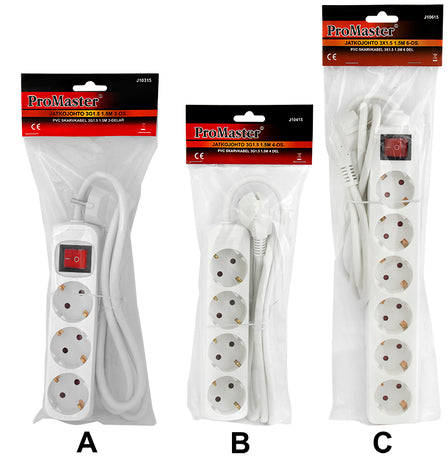 JATKOJOHTO 3G1.5 3M 4-OS. - Primica Tools