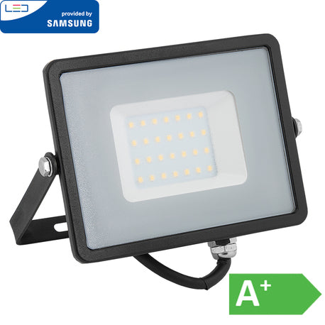 LED-HEITIN 30W 4000K 2400LM IP65 MUSTA - Primica Tools