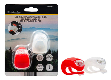 LED-POLKUPYÖRÄN VALAISINSARJA 2-OS. - Primica Tools