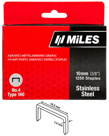 NIITTI NO.4 10MM 1250KPL RUOSTUMATON TERÄS - Primica Tools