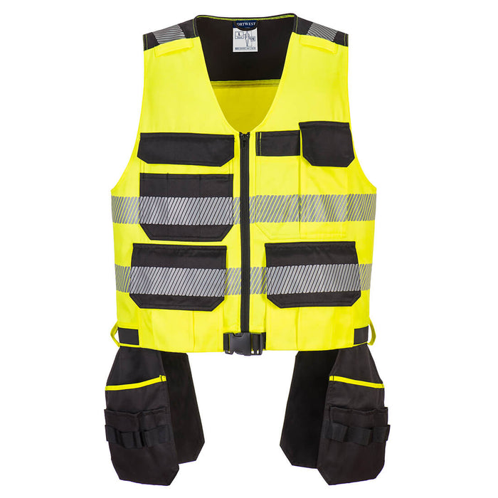 PW308 - PW3 Luokan 1 Työkaluliivi Kelta/musta