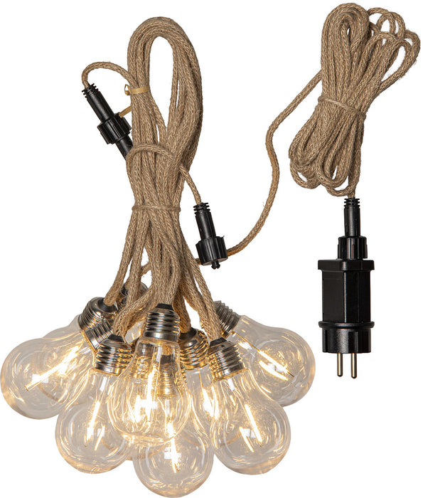 Jutta outdoor ljusslinga 450 cm beige