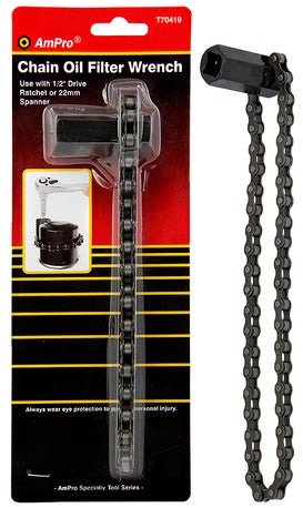 ÖLJYNSUODATINAVAIN KETJULLA 1/2" 175MM - Primica Tools