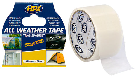 KASVIHUONETEIPPI LÄPINÄKYVÄ 48MM X 5M - Primica Tools