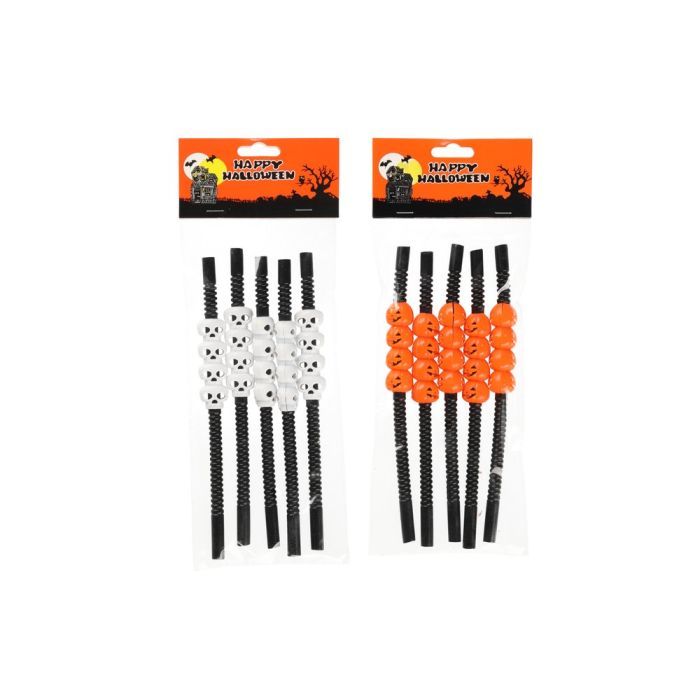 Festi Halloween muovipilli koristeella lajitelma 5 kpl 28 cm