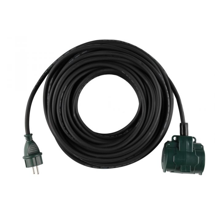 Jatkojohto 2-osainen 20 m 3x1,5 IP44 - Primica Tools