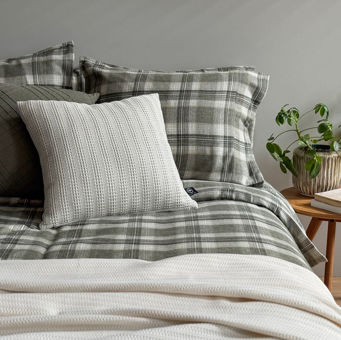 DUVET COVER SETS 2-PIECE ARJEPLOG, GREEN 150x210cm