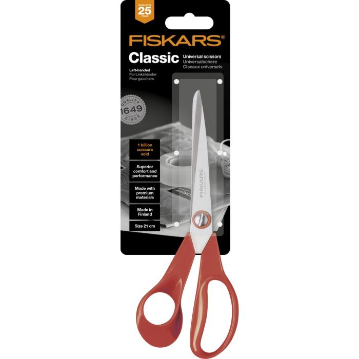 Fiskars Classic Vasenkätiset yleissakset 21 cm - Primica Tools
