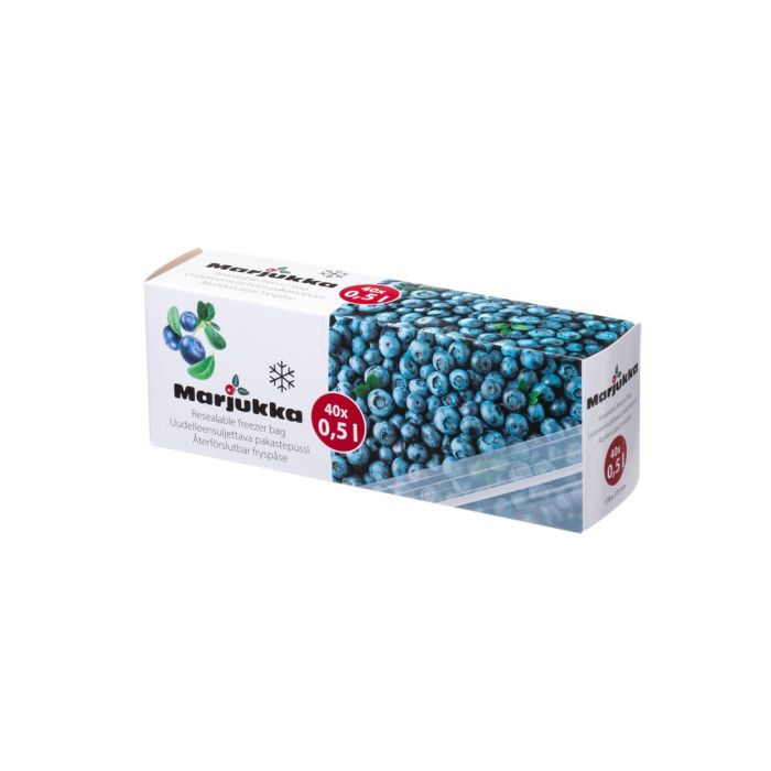 Pakastepussi avaa-sulje 0,5 L 40 kpl - Primica Tools